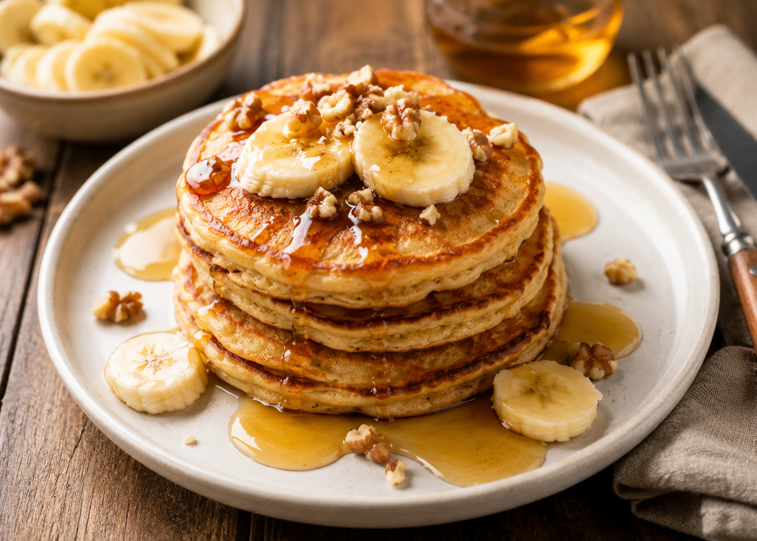 Banana Bread Pancakes Recipe