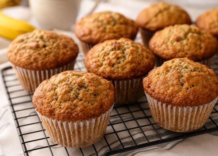 Easy Banana Bread Muffins Recipe