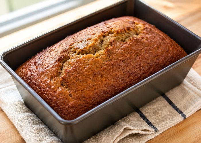Easy Banana Bread Recipe with 2 Bananas