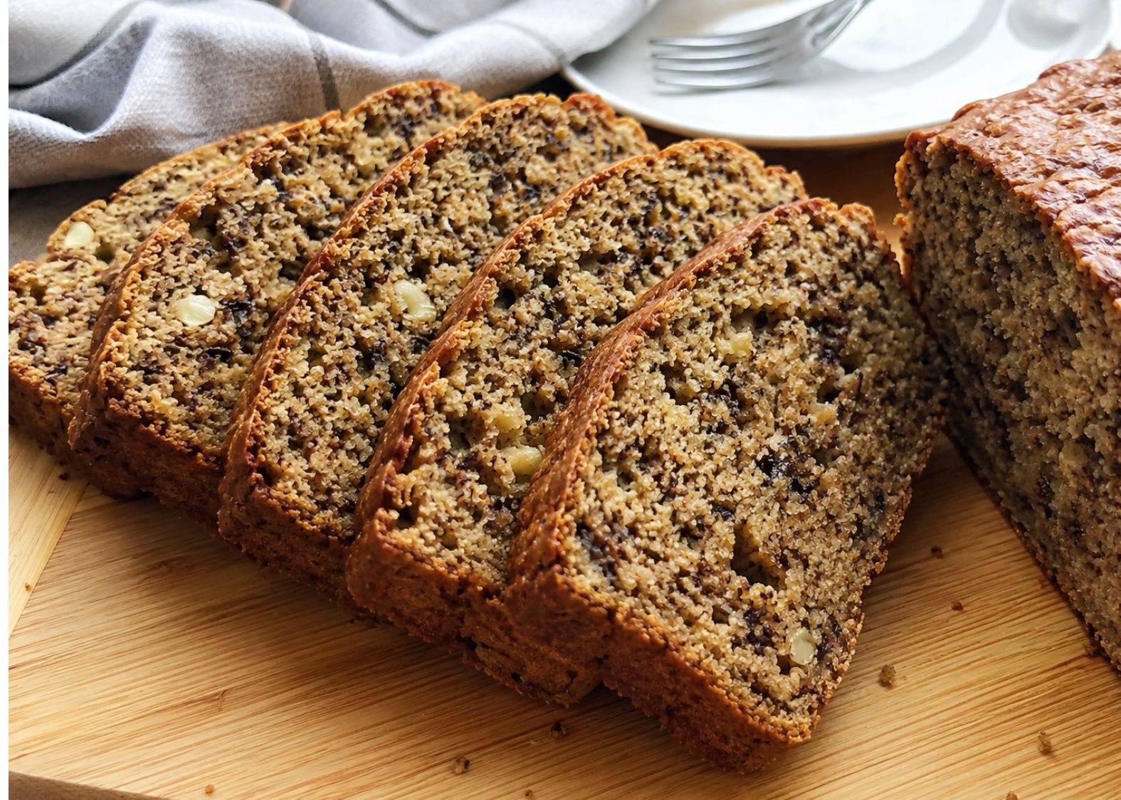 Easy Banana Walnut Bread Recipe